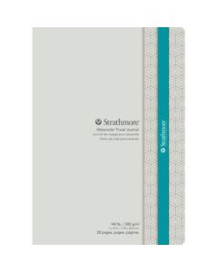 Strathmore Watercolor 300 GSM Glue Bound - Cold Press 7" x 10" Travel Journal of 20 Sheets