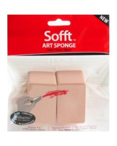 PanPastel Sofft Tools, 2 Sofft Art Sponges Angle Slice - Flat