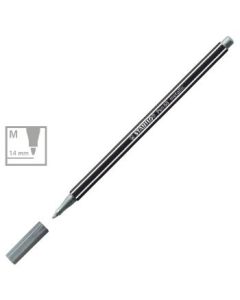 STABILO Pen 68 Metallic - Premium Felt-Tip Pen - Silver (805)