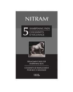 NITRAM Replacement Pads for the NITRAM Sharpening Bloc - 5 Replacement Sharpening Surfaces