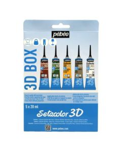 Pebeo Setacolor 3D Fabric Paint - Tube Sets