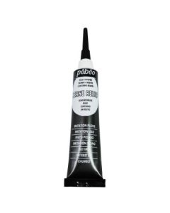 Pebeo Vitrail Cerne Relief Outliner - 20 ml Tube - Imitation Lead