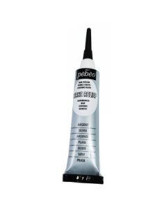 Pebeo Vitrail Cerne Relief Outliner - 20 ml Tube - Silver