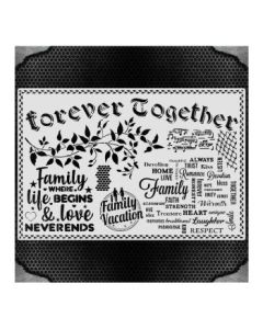 iCraft Home Decor Stencils - 12 x 18" - Design No - 8407