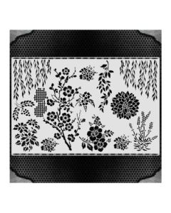 iCraft Home Decor Stencils - 12 x 18" - Design No - 8412