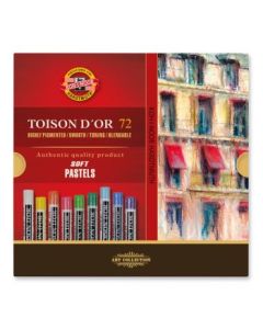 Koh-I-Noor Toison D'Or Artist's Quality Soft Pastel - Set of 72 - Assorted Colour