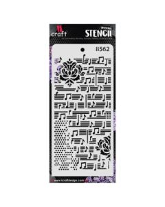 iCraft Layering Stencils - 4 x 8" - Design No - 8562