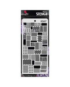 iCraft Layering Stencils - 4 x 8" - Design No - 8567