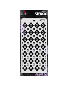 iCraft Layering Stencils - 4 x 8" - Design No - 8578