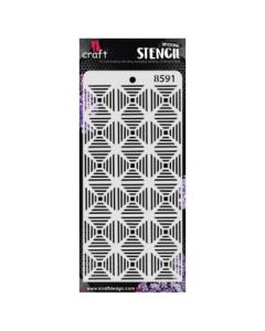 iCraft Layering Stencils - 4 x 8" - Design No - 8591