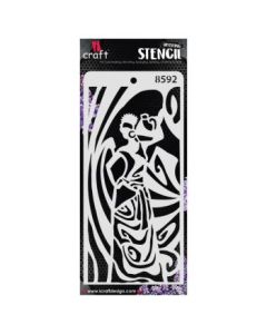 iCraft Layering Stencils - 4 x 8" - Design No - 8592