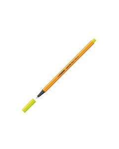 STABILO Point 88 - Fineliner - Metal Enclosed Tip Pen - 0.4 MM - Neon Yellow (024)