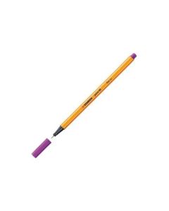 STABILO Point 88 - Fineliner - Metal Enclosed Tip Pen - 0.4 MM - Lilac (58)