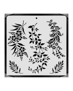 iCraft Large Stencils - 12 x 12" - Design No - 8813