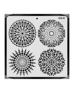 iCraft Large Stencils - 12 x 12" - Design No - 8841