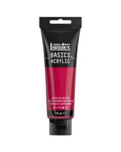 Liquitex Basics Acrylic Colour - Tube of 118 ML - Cadmium Red Deep Hue (311)