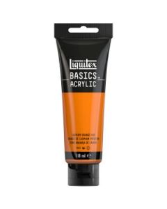 Liquitex Basics Acrylic Colour - Tube of 118 ML - Cadmium Orange Hue (720)