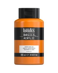 Liquitex Basics Acrylic Colour - Jar of 400 ML - Cadmium Orange Hue (720)