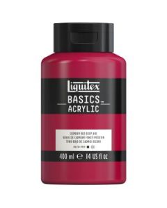 Liquitex Basics Acrylic Colour - Jar of 400 ML - Cadmium Red Deep Hue (311)