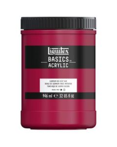 Liquitex Basics Acrylic Colour - Jar of 946 ML - Cadmium Red Deep Hue (311)