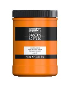 Liquitex Basics Acrylic Colour - Jar of 946 ML - Cadmium Orange Hue (720)