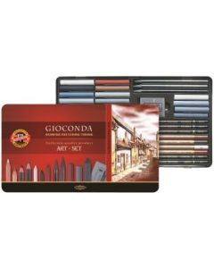 Koh-I-Noor Hardtmuth Gioconda Drawing / Sketching Artist's Medium Art SET - 8891