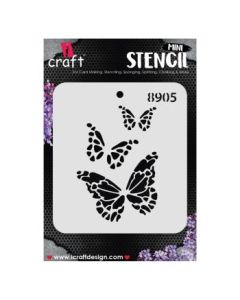 iCraft Mini Stencils - 4 x 4" - Design No - 8905