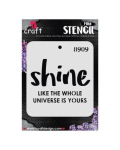 iCraft Mini Stencils - 4 x 4" - Design No - 8909