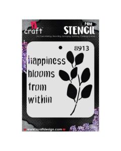 iCraft Mini Stencils - 4 x 4" - Design No - 8913