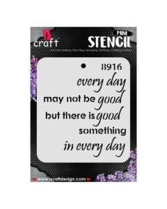 iCraft Mini Stencils - 4 x 4" - Design No - 8916