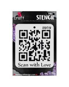 iCraft Mini Stencils - 4 x 4" - Design No - 8919