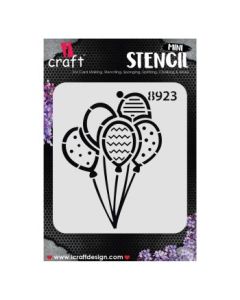 iCraft Mini Stencils - 4 x 4" - Design No - 8923