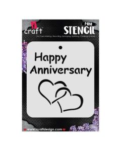 iCraft Mini Stencils - 4 x 4" - Design No - 8924