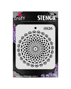 iCraft Mini Stencils - 4 x 4" - Design No - 8926