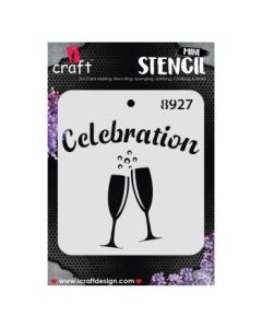 iCraft Mini Stencils - 4 x 4" - Design No - 8927