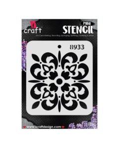 iCraft Mini Stencils - 4 x 4" - Design No - 8933