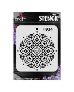 iCraft Mini Stencils - 4 x 4" - Design No - 8934