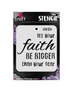 iCraft Mini Stencils - 4 x 4" - Design No - 8938