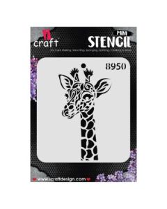 iCraft Mini Stencils - 4 x 4" - Design No - 8950