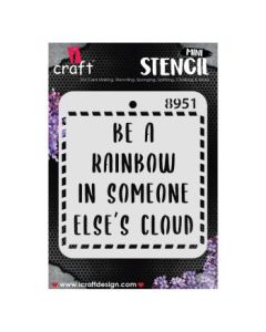 iCraft Mini Stencils - 4 x 4" - Design No - 8951