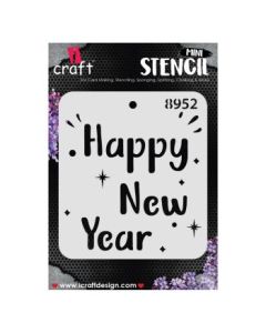 iCraft Mini Stencils - 4 x 4" - Design No - 8952