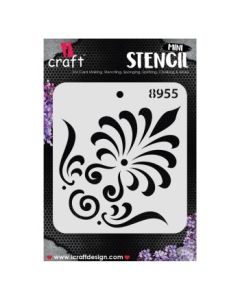 iCraft Mini Stencils - 4 x 4" - Design No - 8955