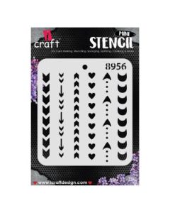 iCraft Mini Stencils - 4 x 4" - Design No - 8956