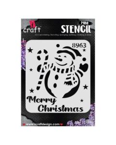 iCraft Mini Stencils - 4 x 4" - Design No - 8963