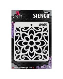 iCraft Mini Stencils - 4 x 4" - Design No - 8965