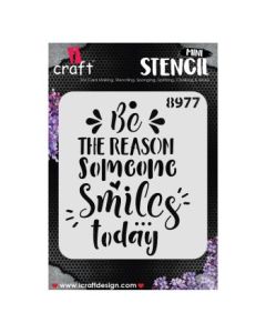 iCraft Mini Stencils - 4 x 4" - Design No - 8977