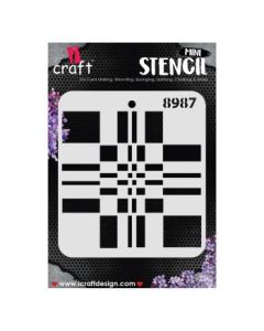 iCraft Mini Stencils - 4 x 4" - Design No - 8987