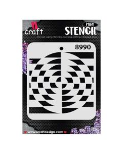 iCraft Mini Stencils - 4 x 4" - Design No - 8990