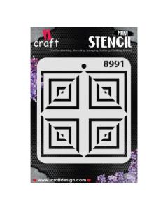 iCraft Mini Stencils - 4 x 4" - Design No - 8991