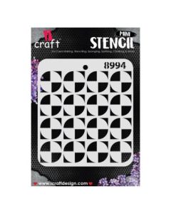 iCraft Mini Stencils - 4 x 4" - Design No - 8994